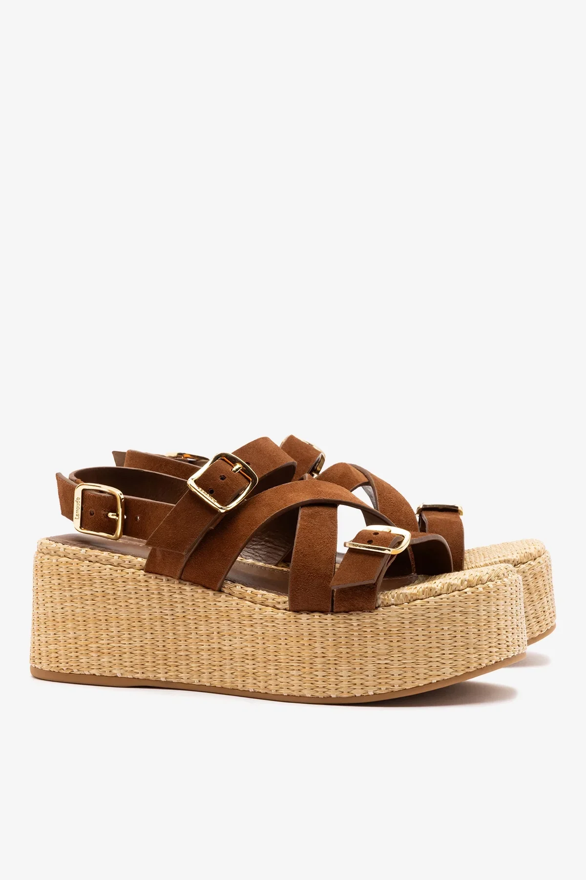 Flatform Patti Camurça Marrom - Image 3