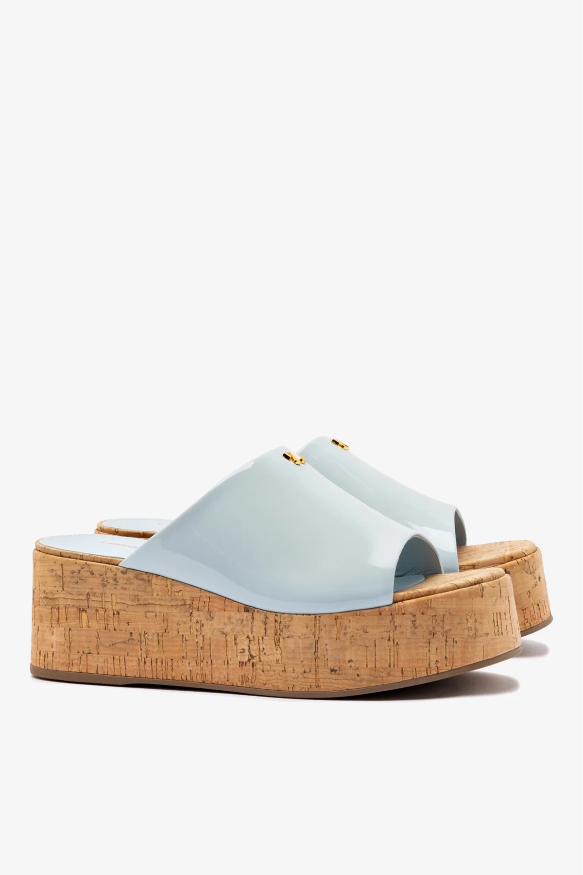 Mule Charli Couro Verniz Azul - Image 3