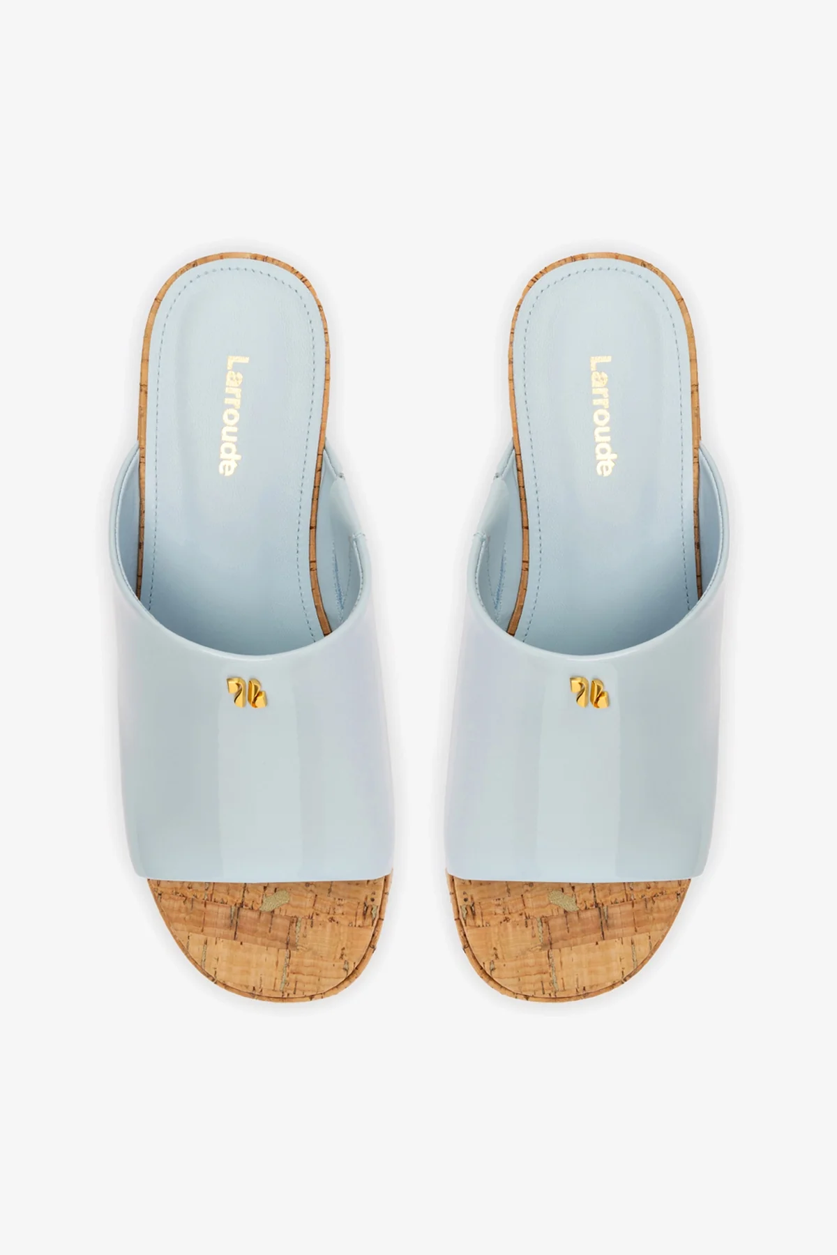 Mule Charli Couro Verniz Azul - Image 6