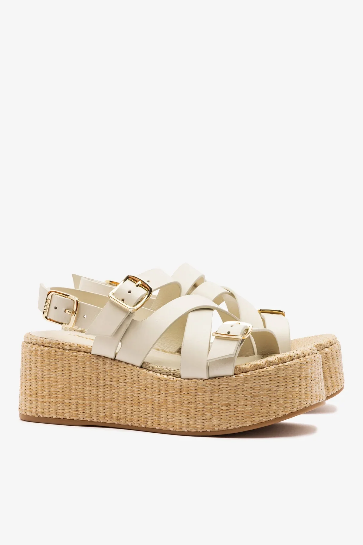 Flatform Patti Couro Off White - Image 2
