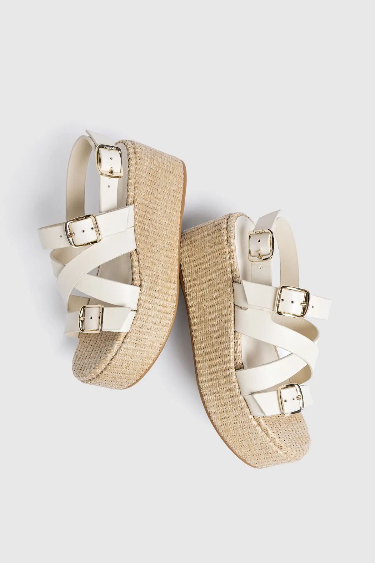 Flatform Patti Couro Off White - Image 3