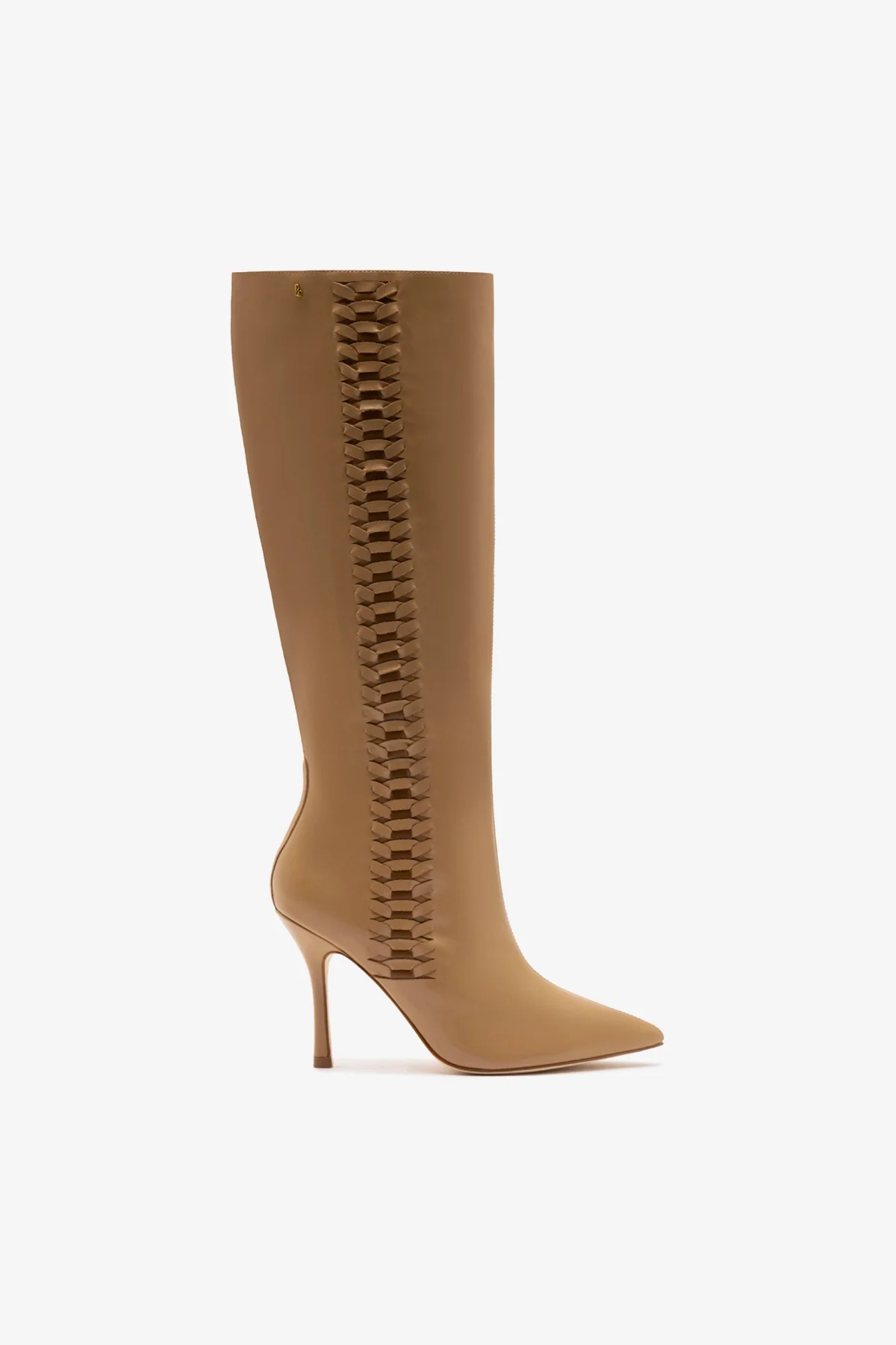 Bota Kate Couro Caramelo e Couro Marrom