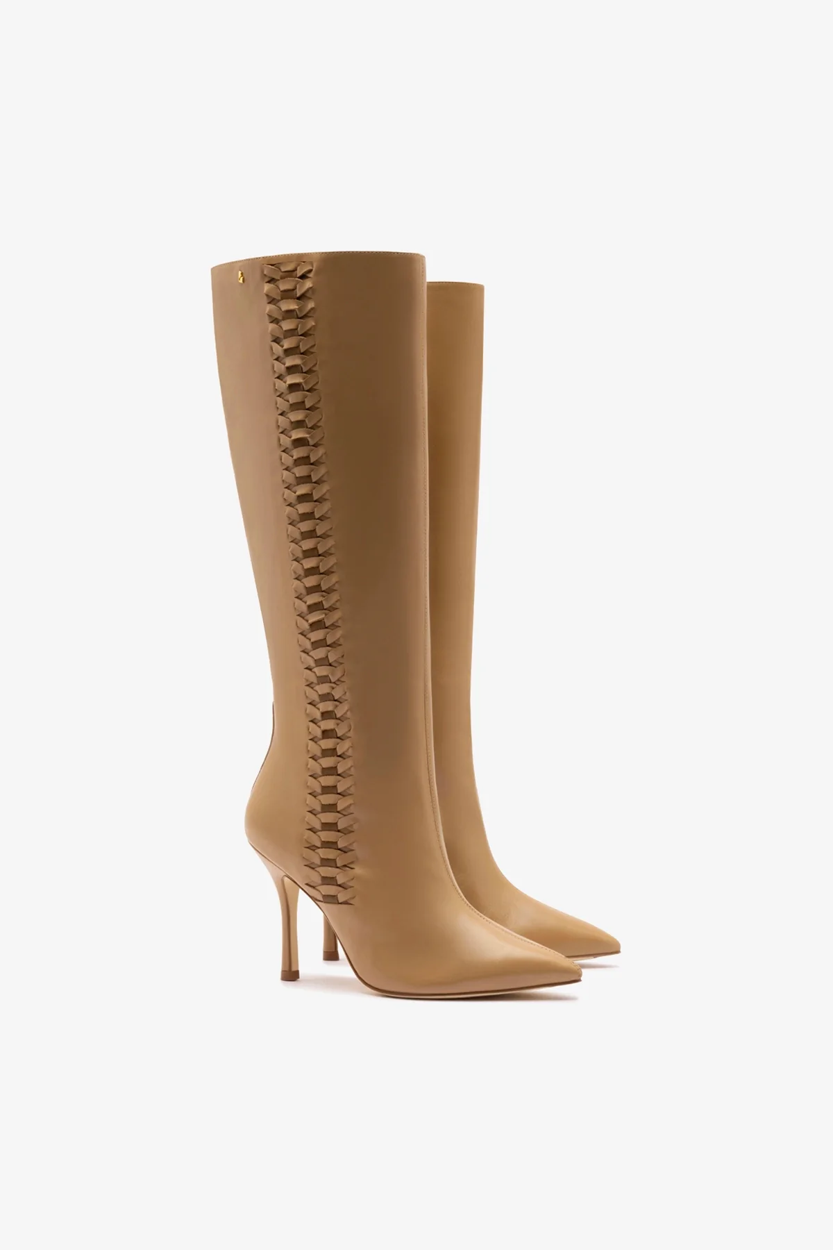 Bota Kate Couro Caramelo e Couro Marrom - Image 3
