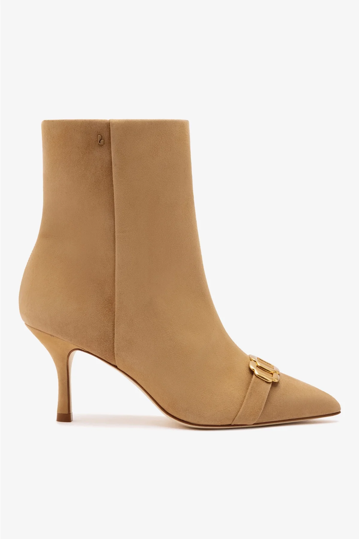 Bota Kate Mini Camurça Caramelo