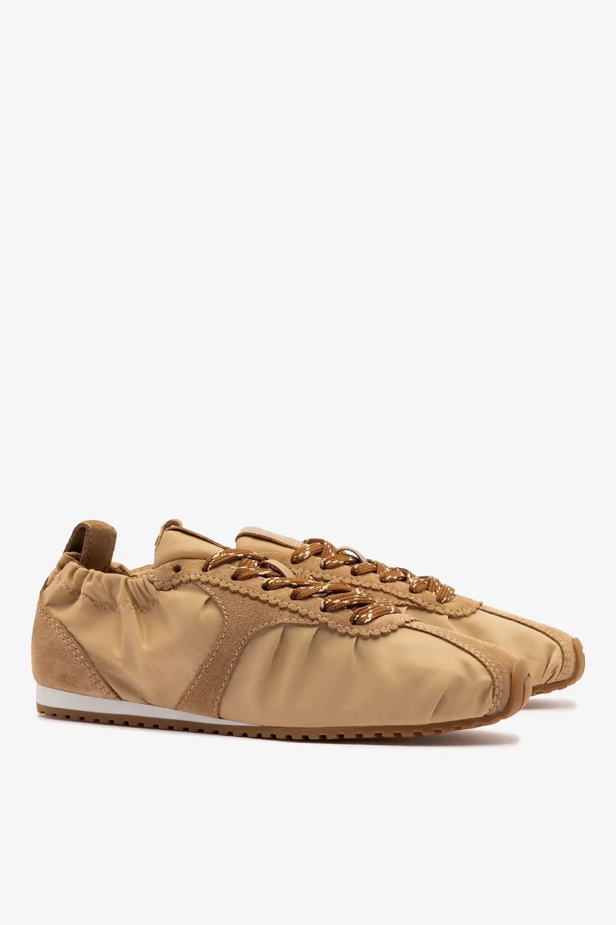 Tênis Stella Lite Nylon e Camurça Caramelo - Image 3