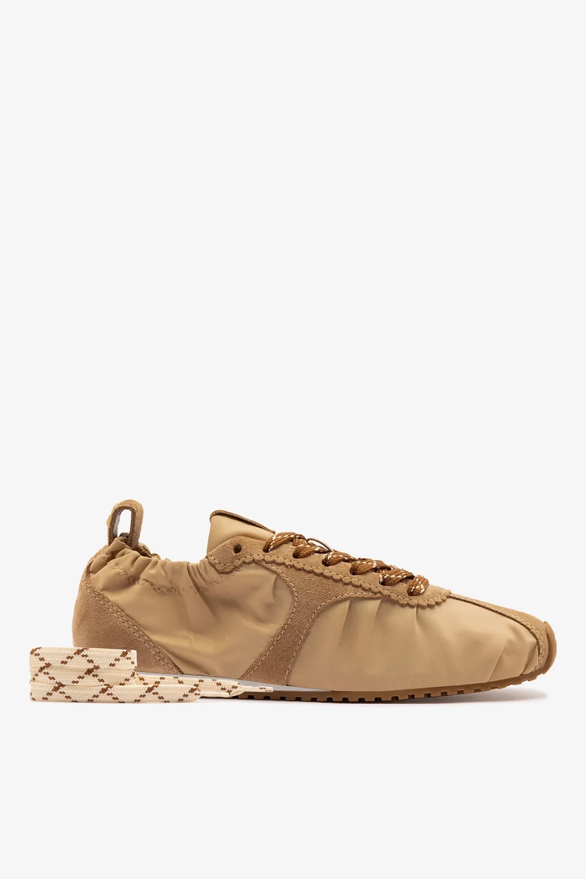 Tênis Stella Lite Nylon e Camurça Caramelo - Image 4