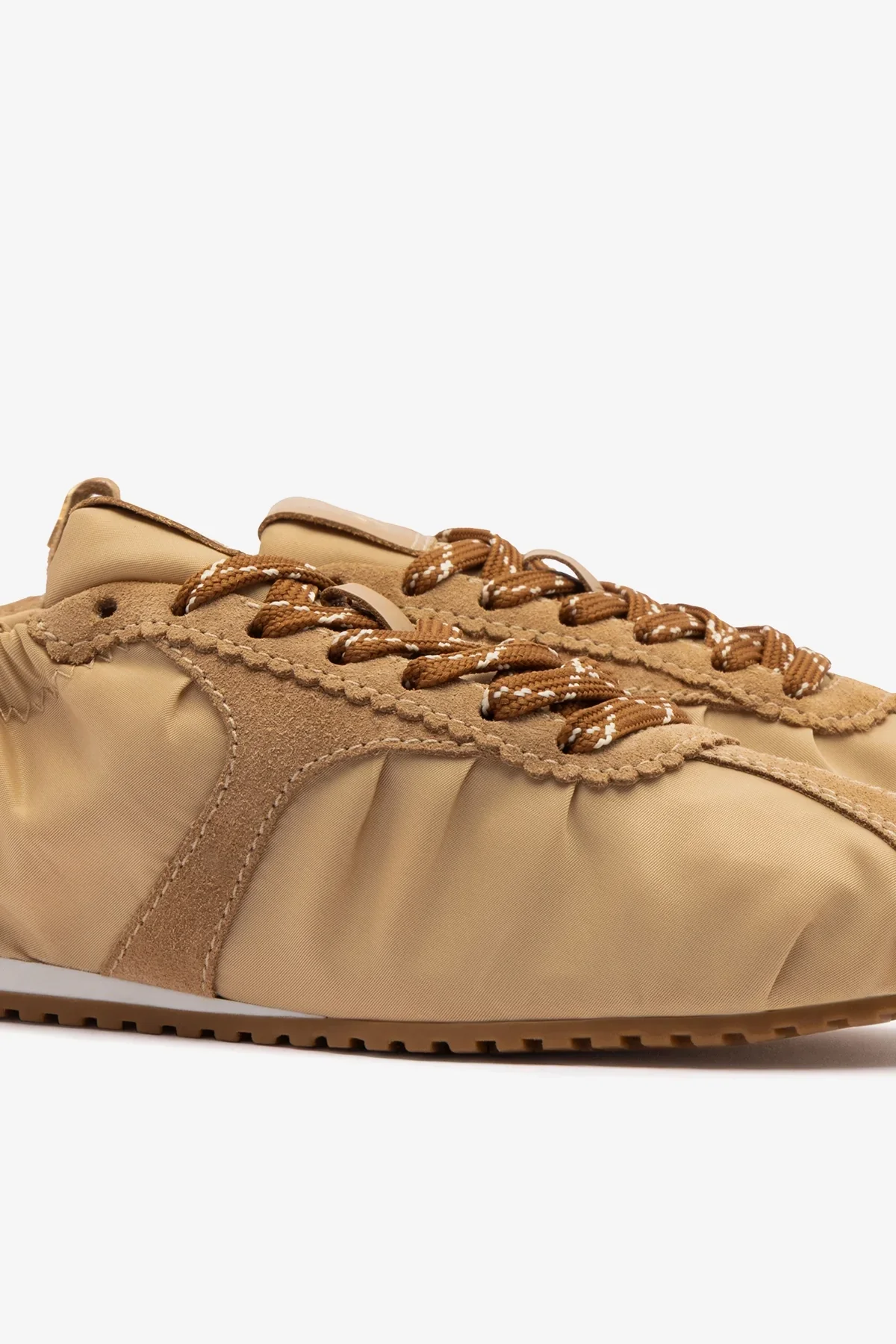 Tênis Stella Lite Nylon e Camurça Caramelo - Image 5