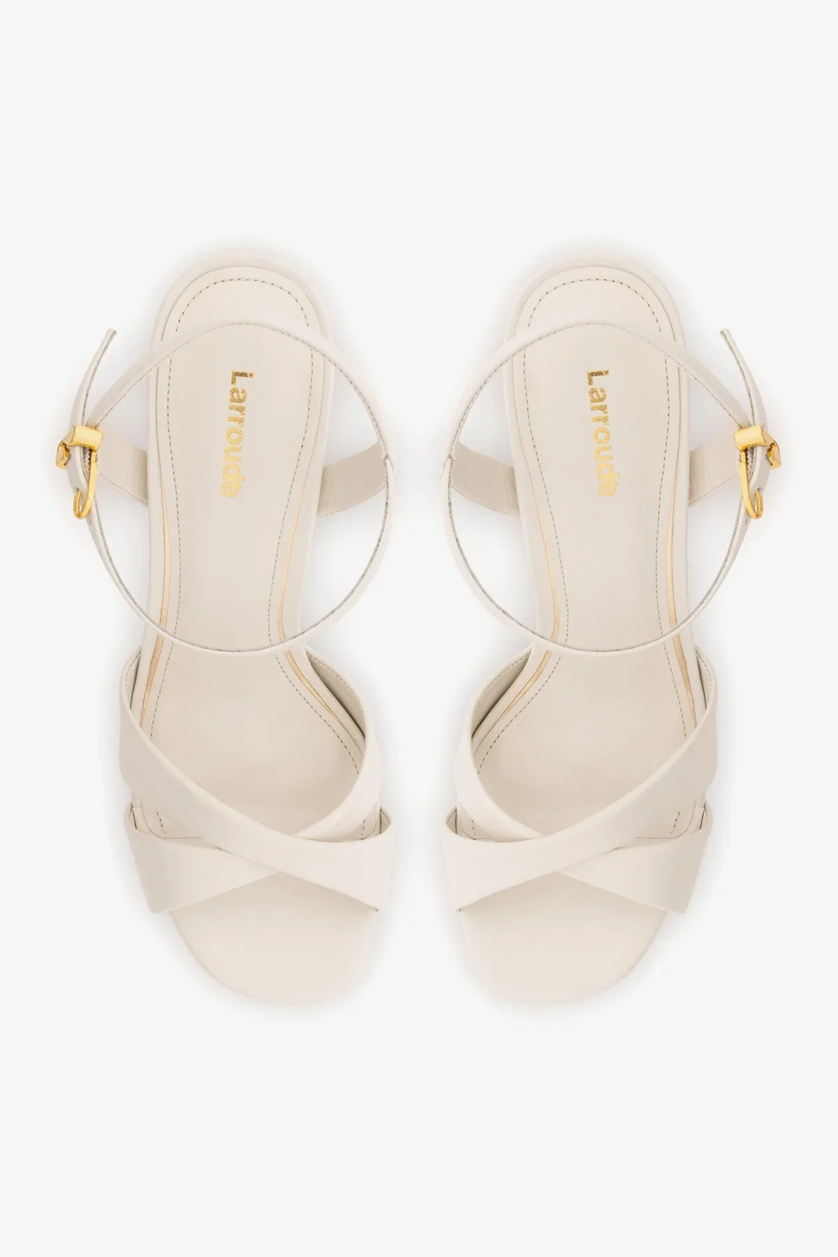 Sandália Plataforma Bianca High Couro Off White - Image 6