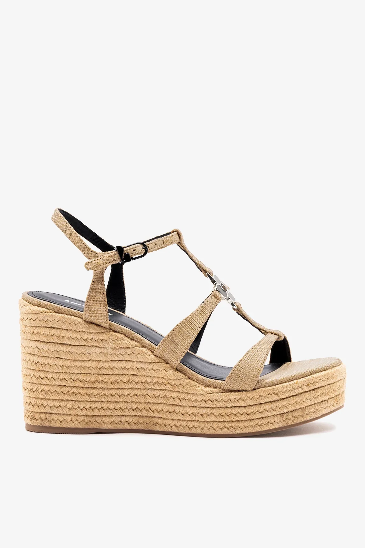 Sandália Espadrille Hana Ráfia Bege