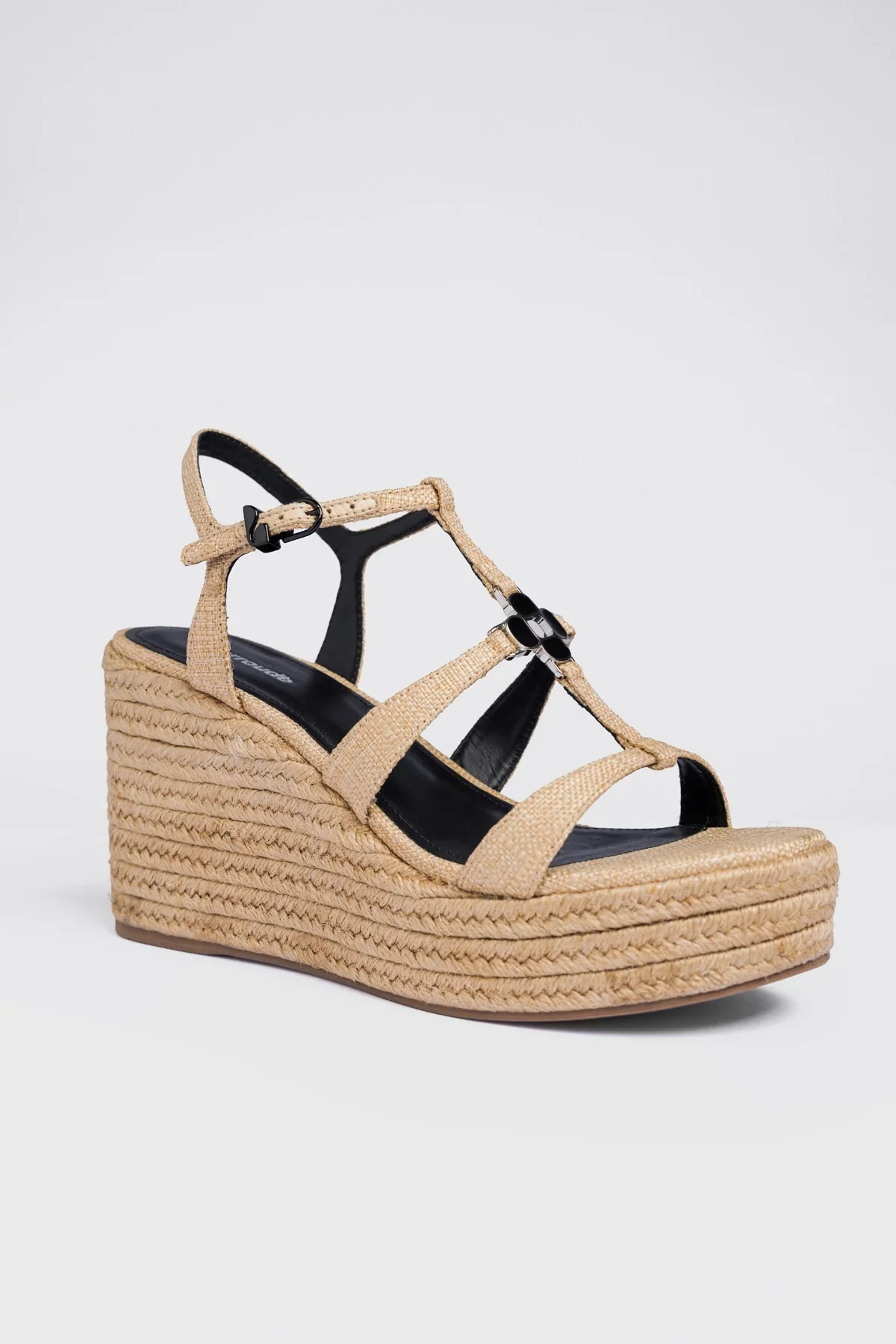 Sandália Espadrille Hana Ráfia Bege - Image 2