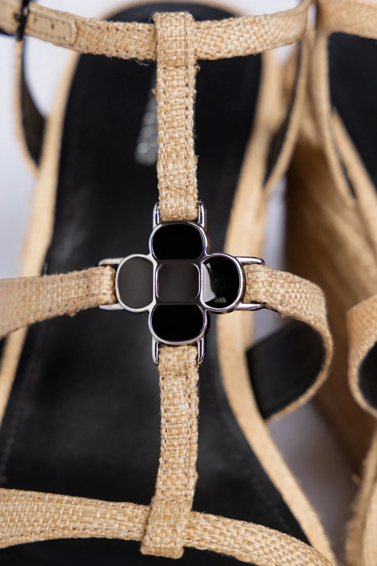 Sandália Espadrille Hana Ráfia Bege - Image 6