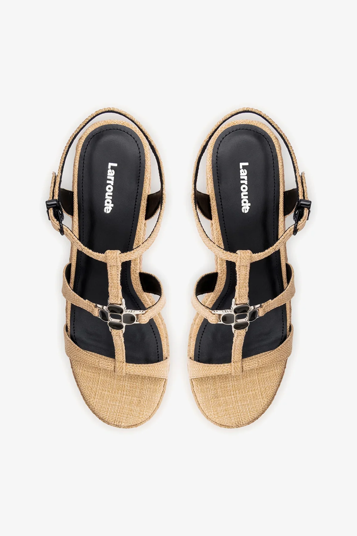 Sandália Espadrille Hana Ráfia Bege - Image 7