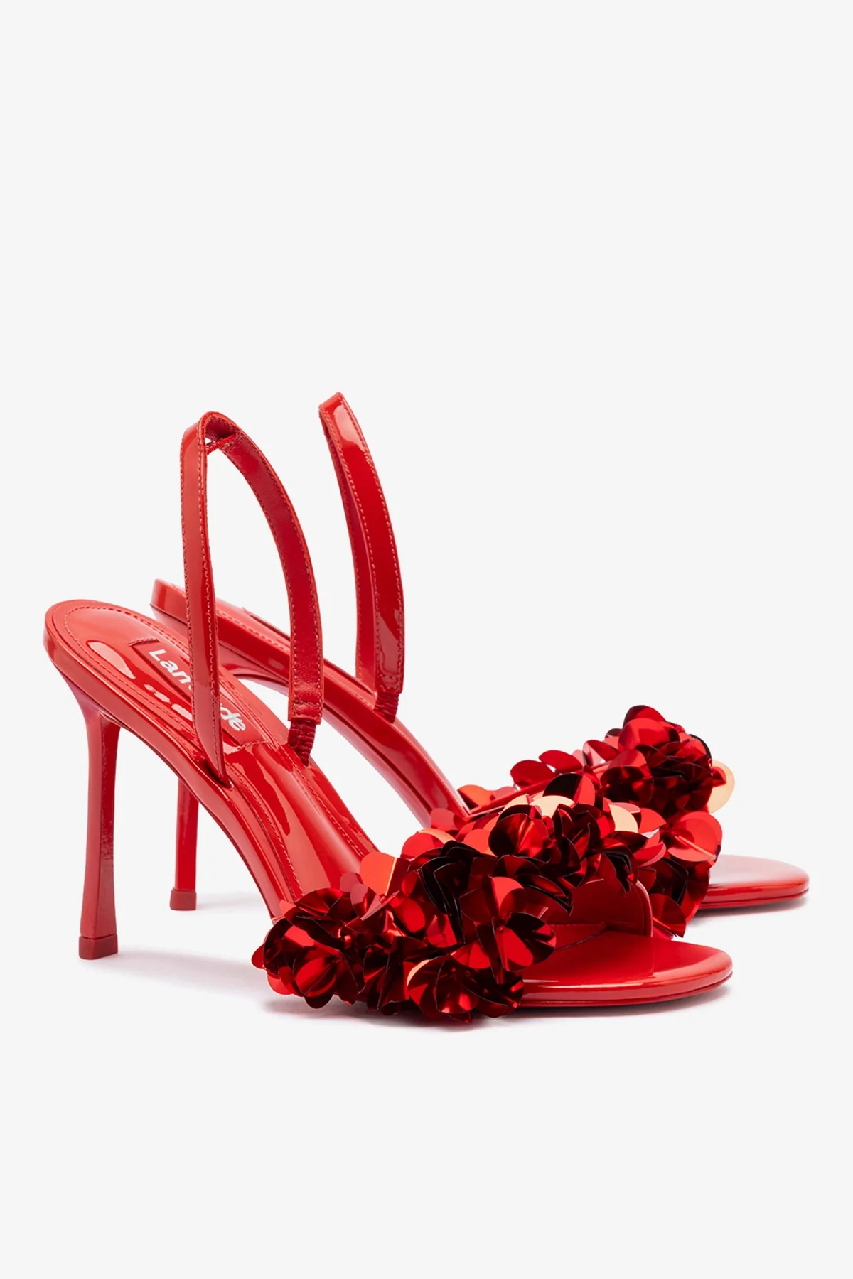 Sandália Morgan Couro Verniz Vermelho - Image 3