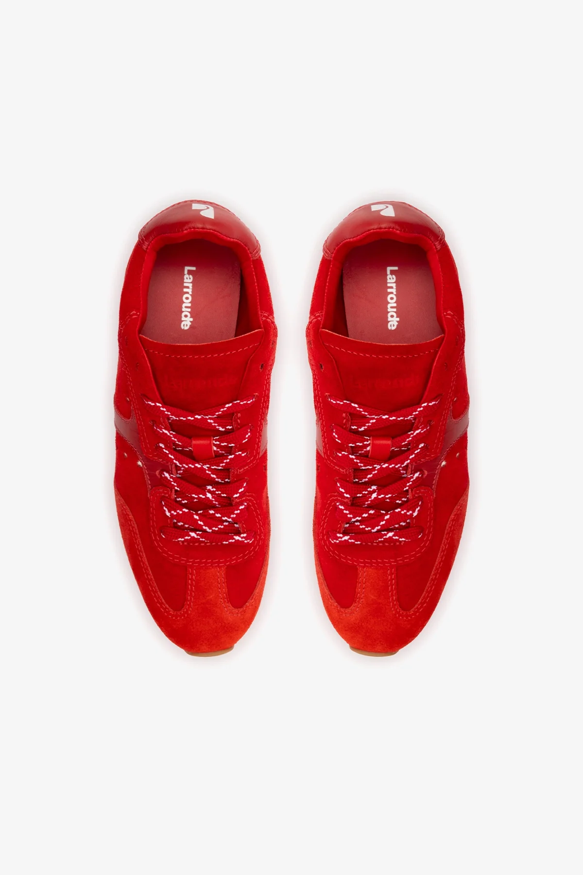 Tênis Stella Camurça Vermelho e Couro Vermelho - Image 8