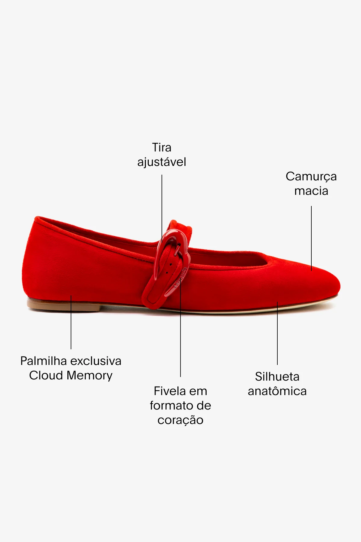 Sapatilha Verona Camurça Vermelho - Image 5