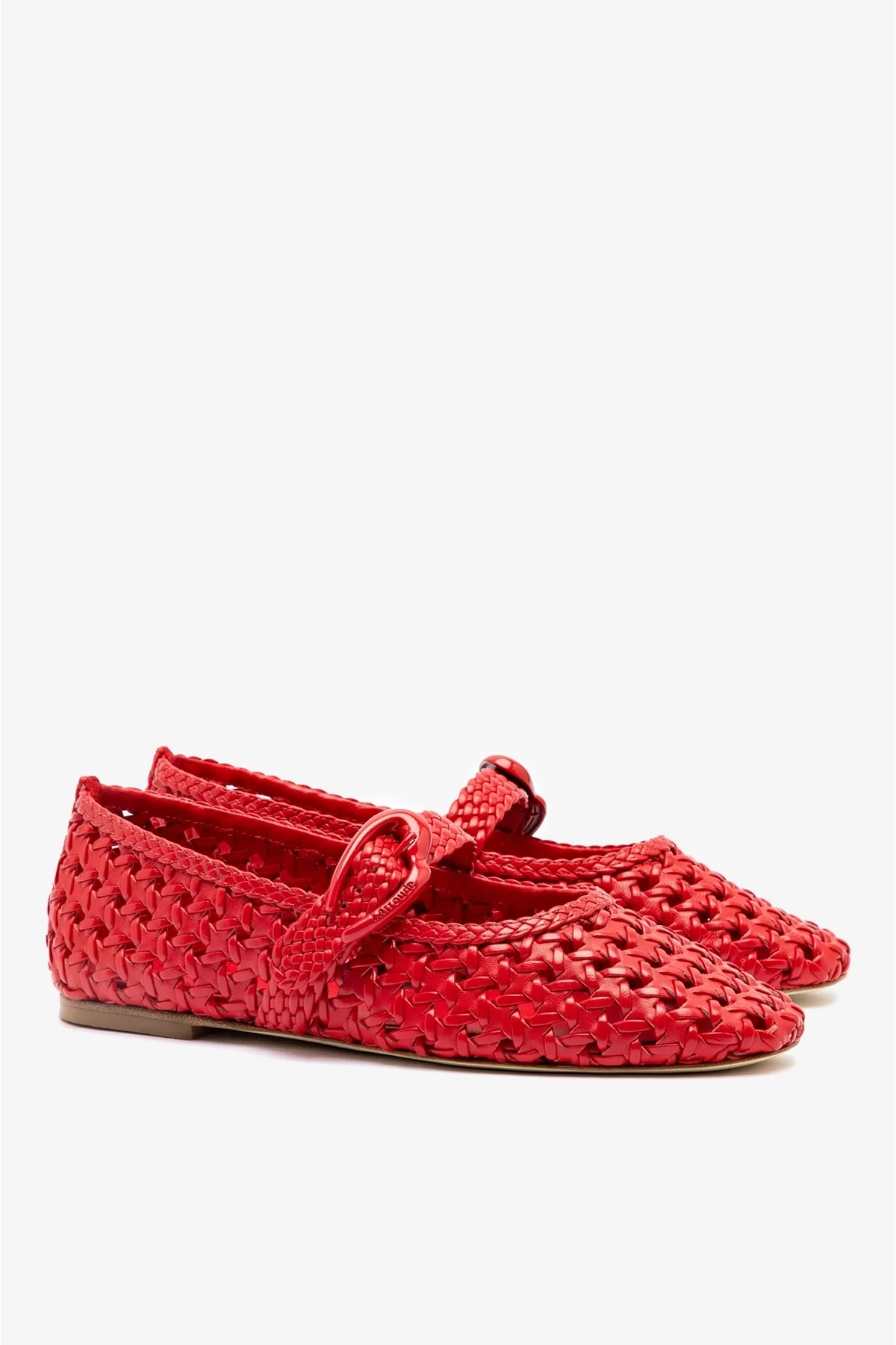 Sapatilha Verona New Macramê Couro Vermelho - Image 3