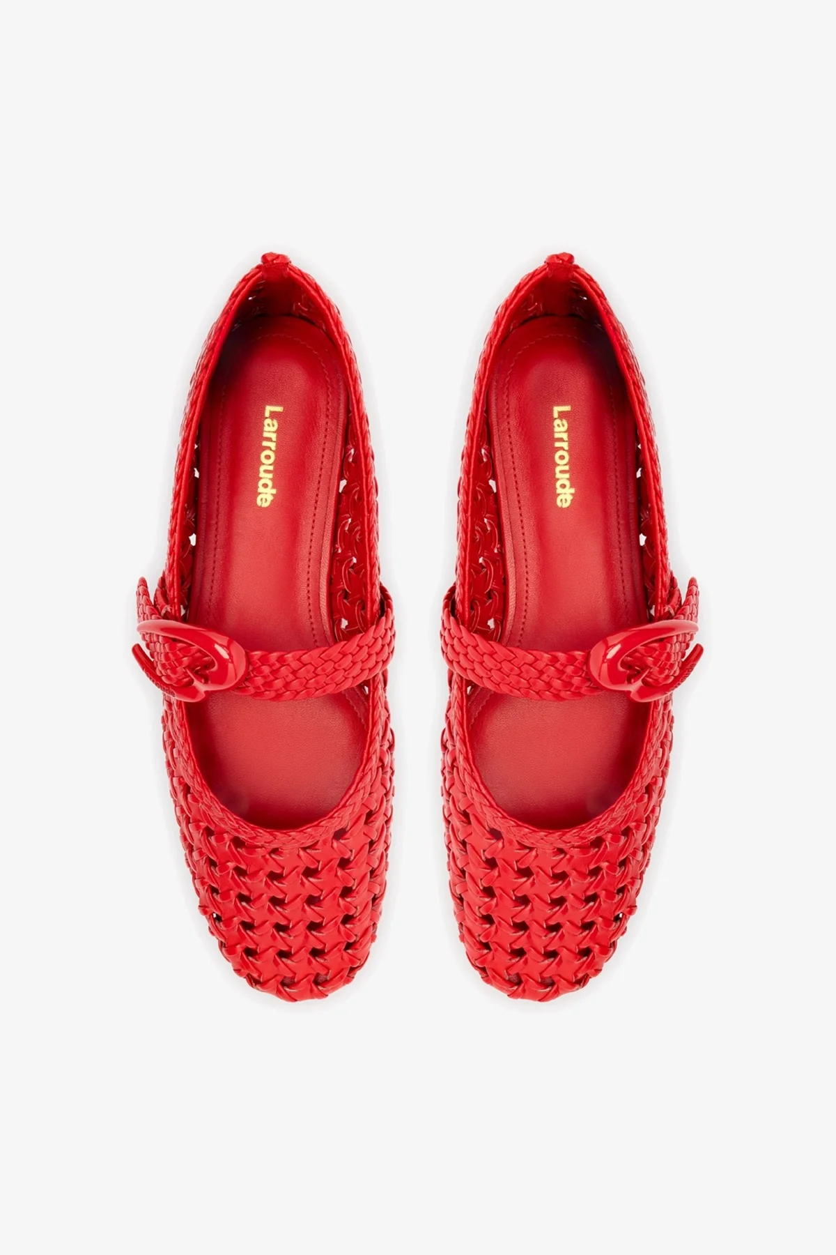 Sapatilha Verona New Macramê Couro Vermelho - Image 6