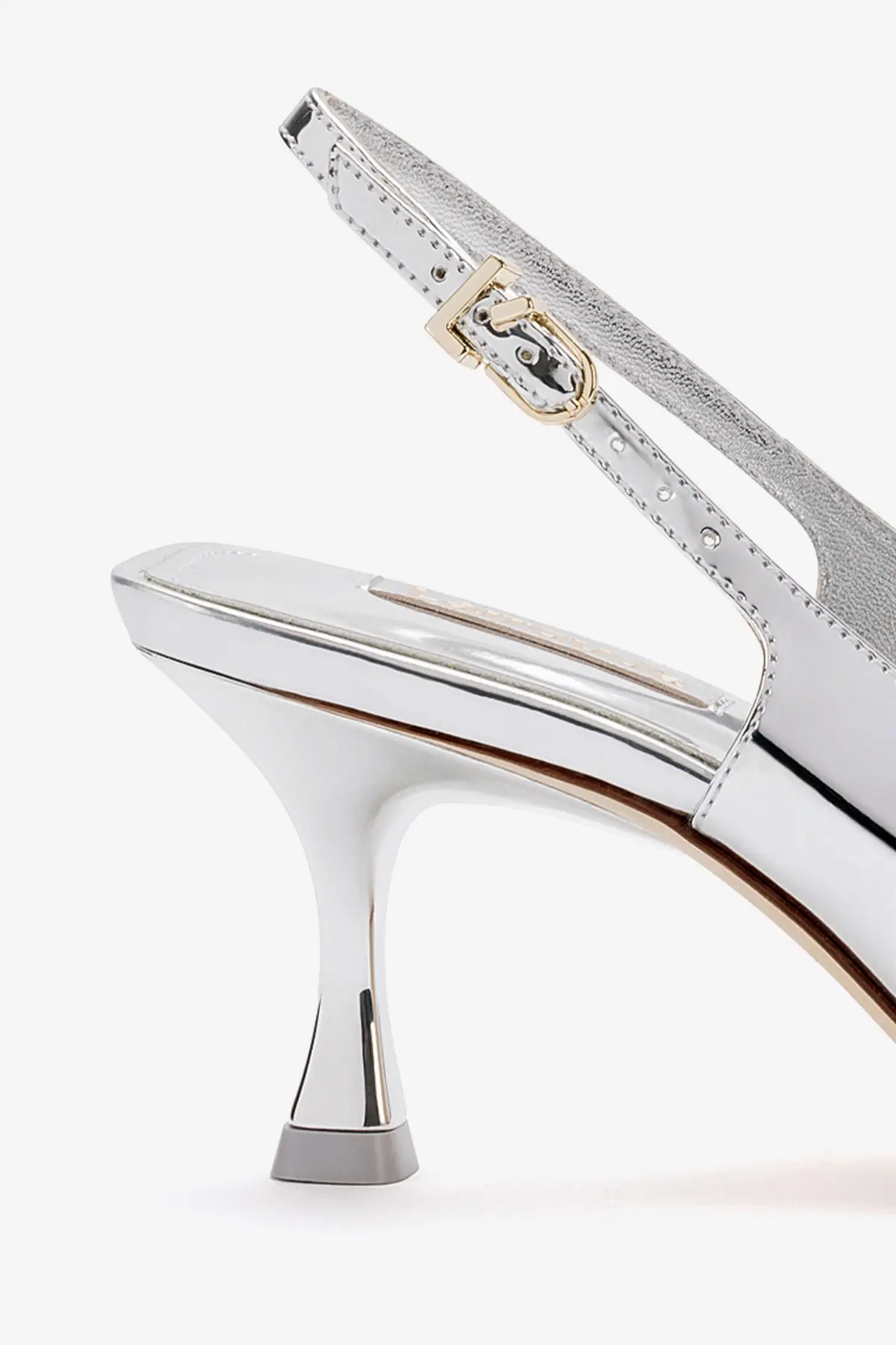 Slingback Ines Espelhado Prateado - Image 4