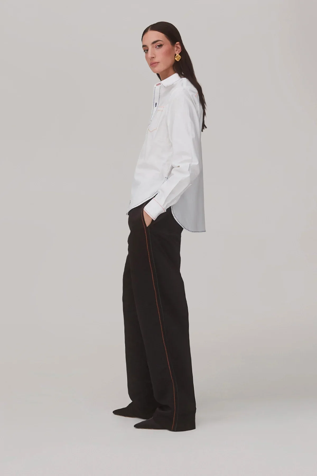 Camisa Layla Algodão Branco - Image 3